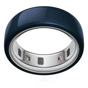 Oura Ring 4 Ceramic Smart Ring with Health, Sleep & Fitness - 9-Day Battery - Midnight - Size 6