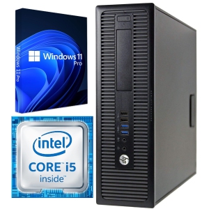 HP ProDesk 600 G1 SFF / i5-4570 3.2GHz / 16GB RAM / 256GB SSD + 500GB HDD / Windows 11 Pro / WiFi - Business Desktop PC Computer - Refurbished (Good)