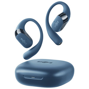 Shokz OpenFit 2+ Open-Ear True Wireless Headphones - Stone Blue - Only at Best Buy