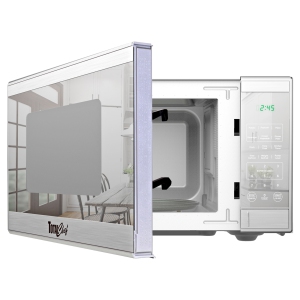 Countertop Microwave Oven, 900W, 0.9 Cu Ft, Digital Touch Controls, Stainless Steel