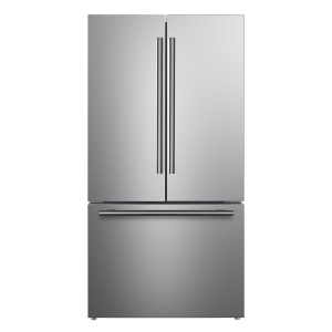 Forno Rivello 36 Inch French Door Refrigerator in Stainless Steel, Internal Water Dispenser, Filtered Ice, Adjustable Shelves, Energy Star Certified