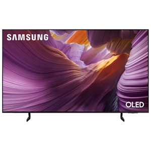 Samsung 55" S84F Series 4K UHD HDR OLED 120Hz Tizen Smart TV (QN55S84FAFXZC) - 2025 - Great for Movies & Gaming