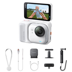 Insta360 Go Ultra Waterproof 4k 360° Sports Camera Creator Bundle - White