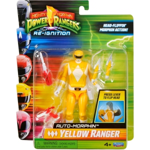 Power Rangers Re-Ignition 6 Inch Action Figure Auto Morphin - Yellow Ranger