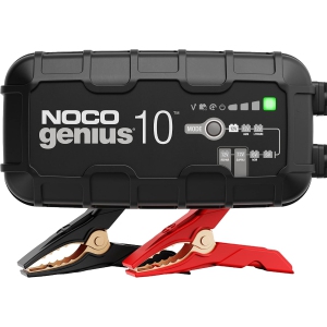 NOCO GENIUS10: 10A 6V/12V Smart Battery Charger – Automatic Maintainer, Trickle Charger & Desulfator with Overcharge Protection & Temperature Compensation – for Lead-Acid & Lithium