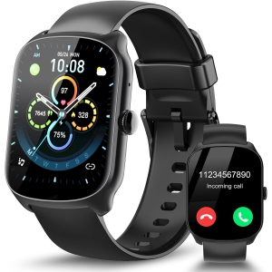 Prime Made Fitness Tracker with Heart Rate Monitor and Multi-Sport Mode - Black