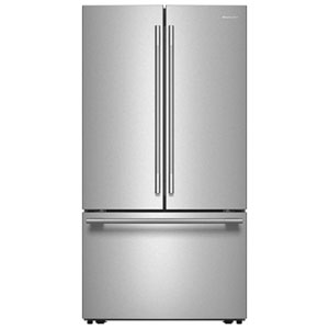 Kitchenaid 36" 30.5 Cu. Ft. French Door Refrigerator with Water Dispenser (KRFF336SPS) - PrintShield Stainless
