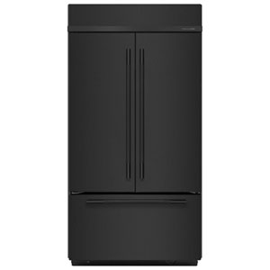 Kitchenaid 42" 24.2 Cu. Ft. Built-in French Door Refrigerator (KBFN542SBE) - Black Ore