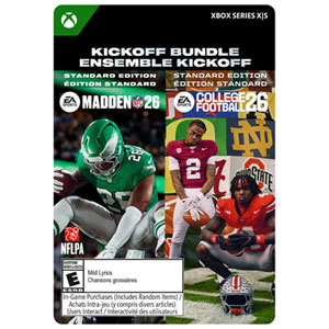 Madden NFL 26 & College Football 26 Standard Edition Kickoff Bundle (XBOX Series X|S)