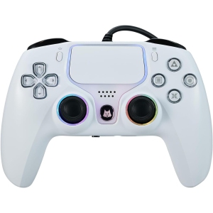 NBCP Wired Game Controller for PS5, PS4 & PC, USB Gamepad Joystick for Windows 7/8/10, Laptop, Steam – Dual Vibration, Turbo Trigger, Hall Effect PS5 Controller，Hall Trigger Contro
