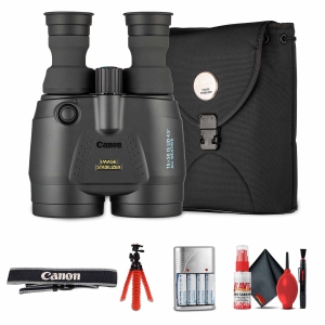 Canon 15x50 IS All-Weather Image Stabilized Binoculars + Flexible Tripod