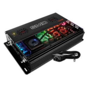 DS18 SMD-3000.1D 3000W RMS Monoblock Amplifier with Voltmeter and Digital LED Lights
