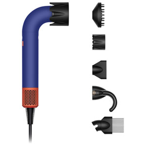Dyson Supersonic r Ionic Professional Hair Dryer 1700W with Diffuser & Concentrator 4 Heat Settings - Vinca/Topaz