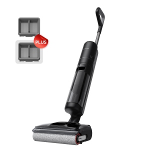 Dreame H12 Pro FlexReach Cordless Bagless Wet/Dry Floor Washer & Mop for Hard Floors with 0-Tangle Brush, 194°F Self-Cleaning, 50 min Runtime