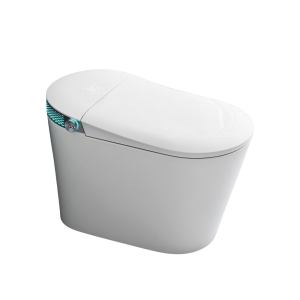 SERA BATHROOM Wynter Smart Bidet Toilet, One-Piece Toilet with Auto Jet Flush, Auto Open/Close Lid, Warm Water Wash, Warm-Air Dryer, Heated Seat, White Display