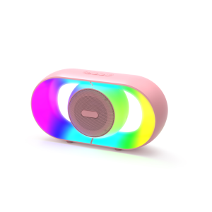 RGB Dynamic Bluetooth Speaker Light - 1200mAh Long-Life Outdoor Portable Speaker, 5W Powerful Subwoofer, Colorful Lighting Effects, Master Desktop Camping Atmosphere