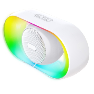 Cool Outdoor Bluetooth Speaker - 5W High-Power RGB Ambient Lighting Speaker, 9D Subwoofer, Portable Camping Desktop Night Light, Supports TF Card/USB Drive Playback