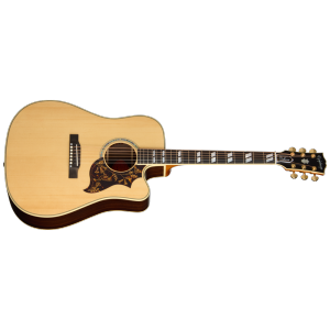 Epiphone Hummingbird Deluxe EC Acoustic/Electric Guitar with Case - Natural