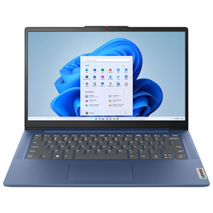 Lenovo IdeaPad Slim 3i 14" Laptop - Intel N100 - 4GB LPDDR5 - 128GB SSD - Windows 11 - Abyss Blue - Includes Microsoft 365 one-year subscription