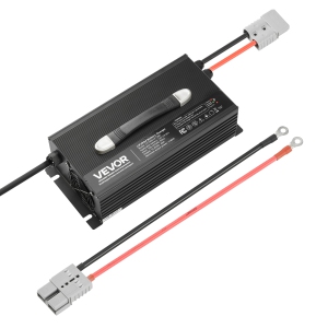 VEVOR 12V 80A Lithium Battery Charger, 14.6V, AC-DC LiFePO4 Smart Charger, with Anderson Connector,LED Indicator,0V Activation,for Lithium LiFePO4 Deep Cycle Rechargeable Batteries