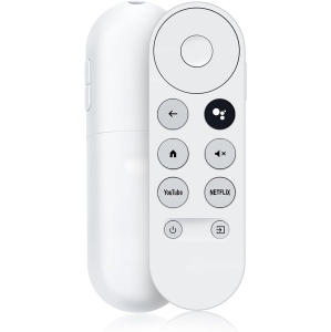 Voice Remote Replacement Control(Remote Only) Fit for Google Chromecast 4K Streaming Media Player Chromecast Remote Replacement for Google TV GA01919-US GA01920-US GA01923-US White
