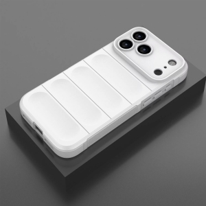 Silicone Case for iPhone 17 Pro Max, Slim Fit Military Grade Drop Protection, Anti-Scratch Shockproof Protective Phone Cover iPhone 17 Pro Max - White