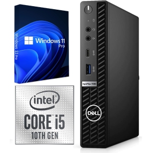 Dell OptiPlex 7080 Micro / i5-10500T 2.3GHz / 16GB RAM / 512GB SSD / Windows 11 Pro / WiFi - Business Desktop PC Computer - Refurbished (Good)