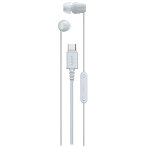 Sony IER-EX15C In-Ear Earbuds with USB-C Connector - White