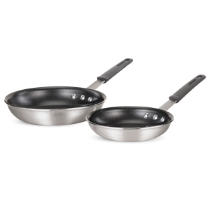 Tramontina Pro-Line Aluminum Nonstick Restaurant Fry Pan Set, 8" and 10", NSF-Certified, Made in USA