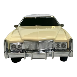 Cadillac Classical Vintage Car Design Bluetooth Speaker – HD Sound, FM Radio, TWS Stereo, LED Party Lights, USB/TF Playback, Hands‑Free Mic – Cool Portable Car Décor
