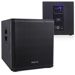 Pyle 3000W 15" Powered Subwoofer, DSP, Loud Bass, Pole Mount, Handles, for Home Theater, Pro DJ, with Digital Signal Processor