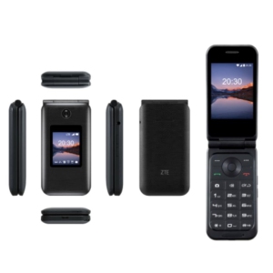 ZTE CYMBAL2 (Unlocked for All Carriers) Flip Phone for Seniors Big Buttons Easy to Use - Black- NEW by Canadiandevice seller