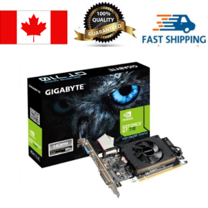 Gigabyte GV-N710D3-2GL GT710 2GB ddr3 PCI-e (LP bracket included) New