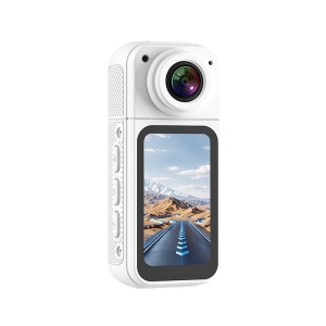 Outdoor Recording Thumb Camera, HD 1080p Video Camera, First-Person Perspective Life Recording, 180° Rotating Lens, 1.47-inch Screen, Magnetic Lanyard, 32GB Memory Card