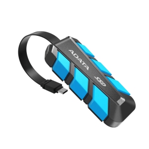 ADATA SC740-1000G-CBU Portable External SC730 1TB USB 3.2 Gen2 Mini Shock and Drop Proof SSD