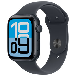 Apple Watch SE 3 (GPS + Cellular) 40mm Midnight Aluminum Case with Midnight Sport Band - Small/Medium