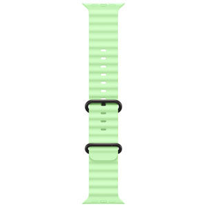 Apple Watch 49mm Ocean Band - Neon Green/Black