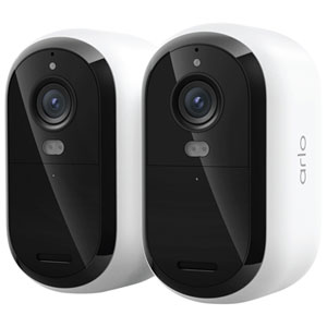 Arlo Essential Wireless 3rd Gen 2K Security Camera (2025) - 2 Pack - White