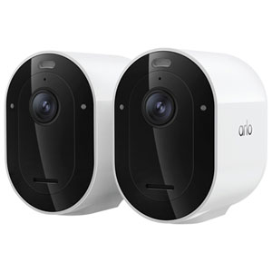 Arlo Pro Wireless 6th Gen 2K HDR Security Camera (2025) - White - 2 Pack