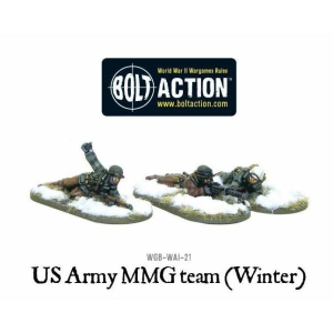 Bolt Action US Army MMG Team Prone ( Winter ) New