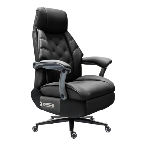 Kinnls Magnus Massage Office Chair with Ventilation and Heating, Genuine Leather Power Recliner Chair with Footrest,Big and Tall Ergonomic Comfy Home Office Desk Chairs High Back