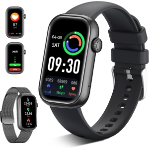 Mehiaz Fitness Tracker- Smart Watch for Women with 1.47" HD, IP68 Waterproof, 7+ Days Battery, 24+ Exercises Activity Tracker Fitness Watches, Fitness Montre Intelligente Femme