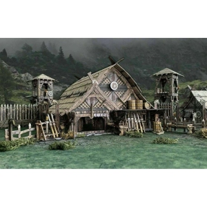 BATTLE SYSTEMS TERRAIN MEAD HALL NEW