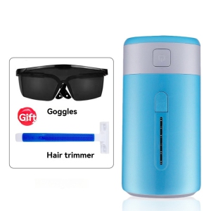 IPL laser hair removal device for home use, painless full-body hair removal, five-speed adjustment, automatic flash, manual and automatic, two-in-one skin beautification.