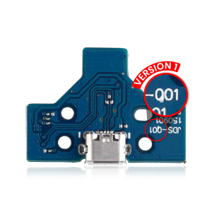 USB Charging Port Board With 14-Pin Flex Cable for PlayStation 4 Controllers (Version 1: JDS-001)