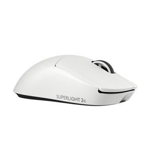 Souris de jeu sans fil Logitech G PRO X Superlight 2 compacte 44000 DPI HERO 2 - Blanc
