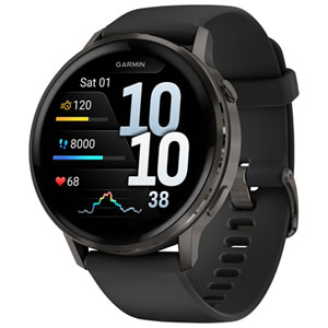 Garmin Venu 4 45mm Bluetooth Health and Fitness GPS Smartwatch - Slate/Black