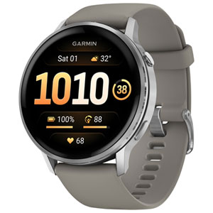 Garmin Venu 4 45mm Bluetooth Health and Fitness GPS Smartwatch - Silver/Grey