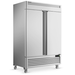 Coolski Congélateur Commercial 54"L 2 Portes, 49 pi³ en Acier Inoxydable