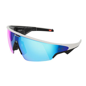 Oakley | Meta Vanguard Glasses with Meta AI, Audio, Photo, Video Compatibility - White/Prizm Sapphire